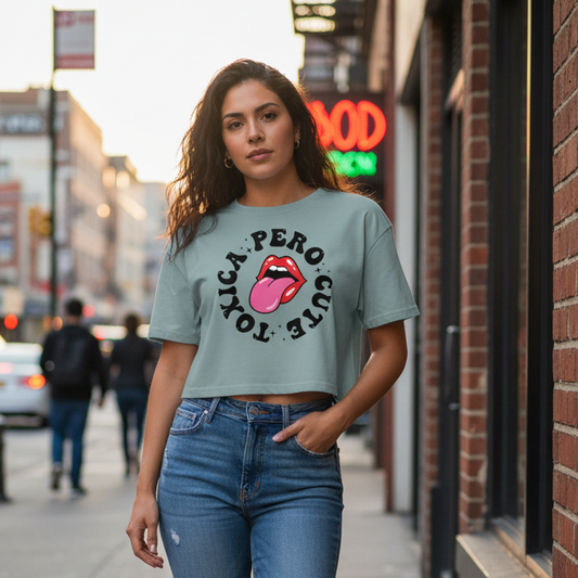 Toxica Pero Cute Crop Top